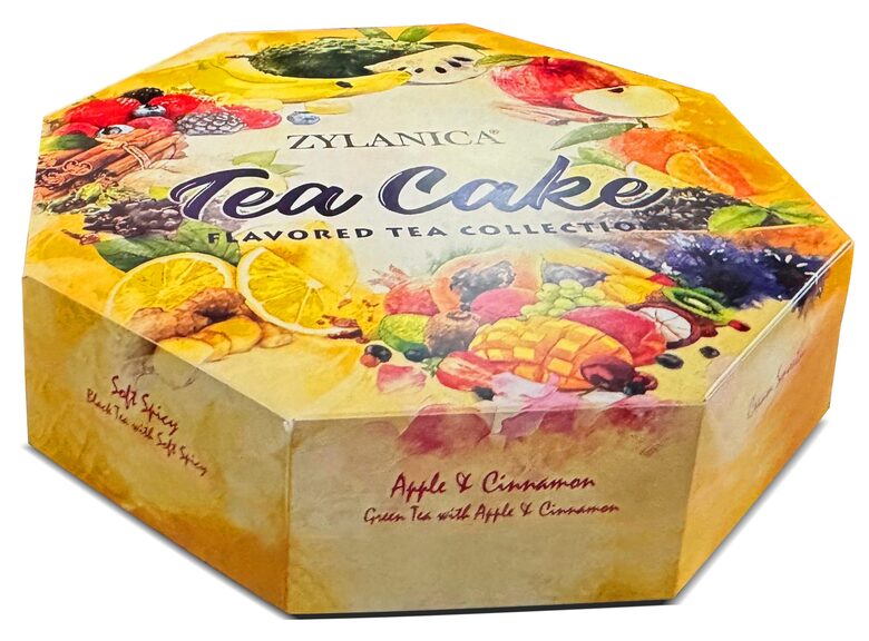 Zylanica Tea Cake Flavored Tea Collection tējas kolekcija paciņās 120 g (80 gab.)